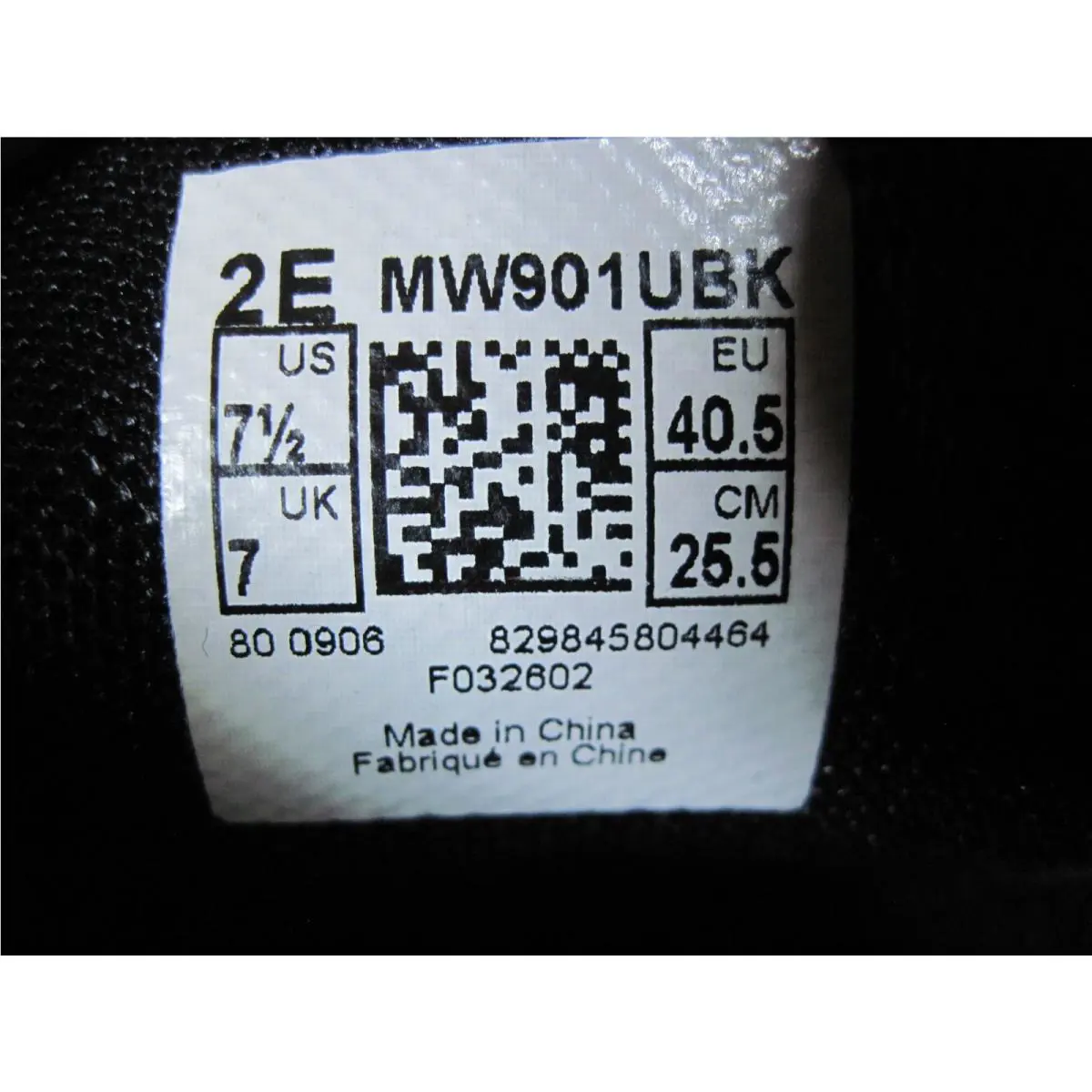 New Balance shoes - MW901UBK - MW901UBK - Black 2