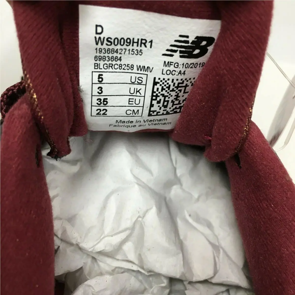 New Balance shoes - New Balance 009 - WS009HR1 - Red (UPC: 193684271535) 6