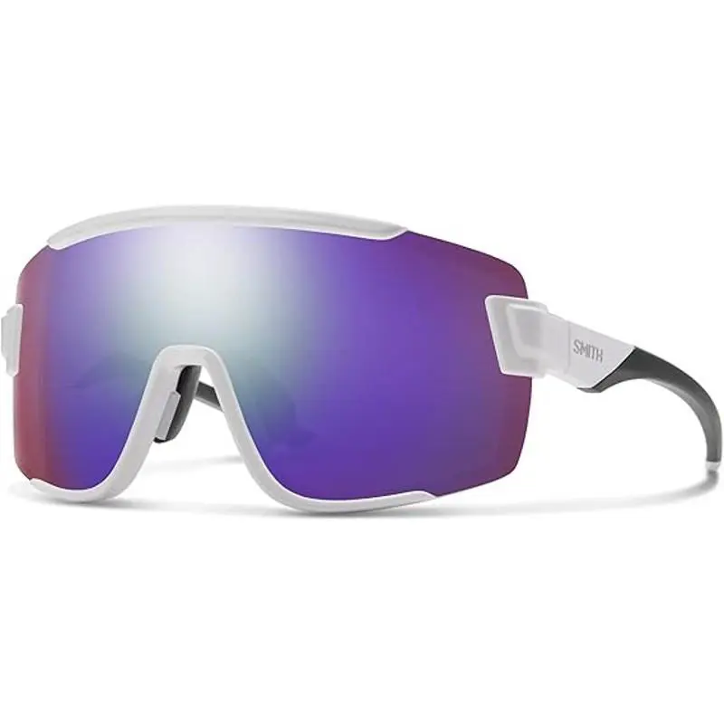 Smith Unisex Wildcat Sunglasses w Chromapop Lens White/red Mirrored Lens