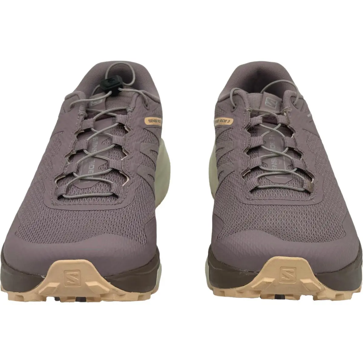 Salomon shoes - Salomon Sense Ride 3 - Sense Ride - Quail/Vanilla Ice/Bellini 1