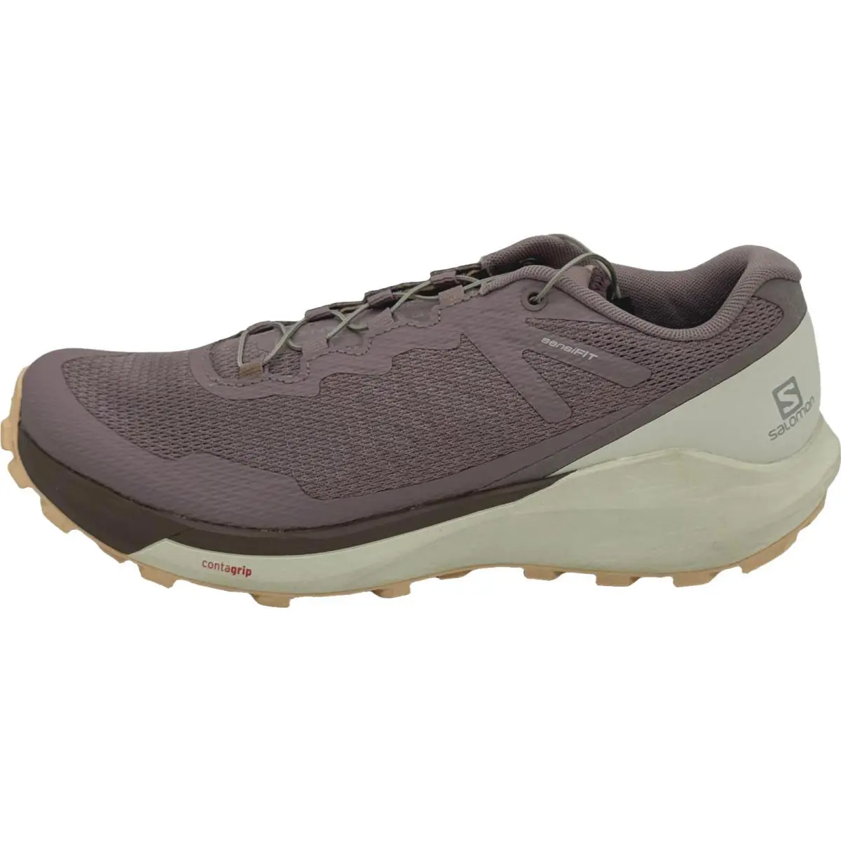 Salomon shoes - Salomon Sense Ride 3 - Sense Ride - Quail/Vanilla Ice/Bellini 4
