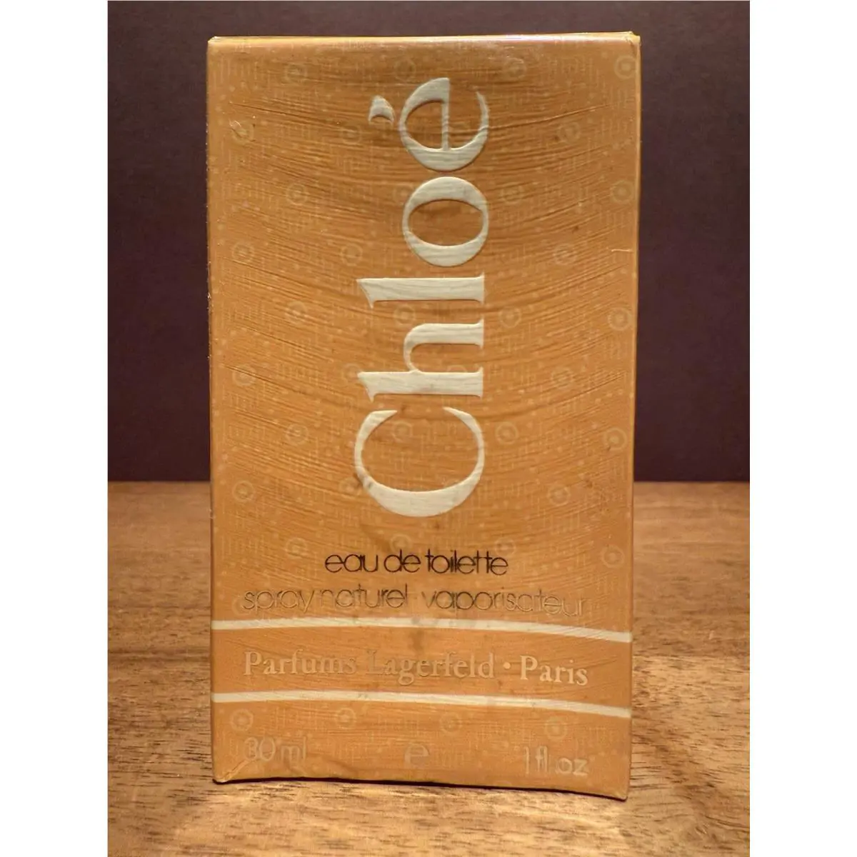 Vintage Chloe By Parfumes Lagerfeld 1 OZ /30 ml Eau de Toilette Spray Box