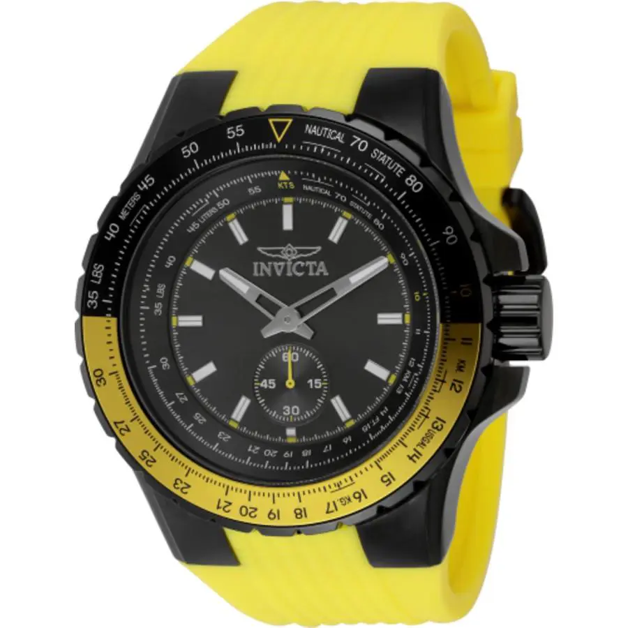 Invicta Aviator Quartz Gunmetal Dial Men`s Watch 49301