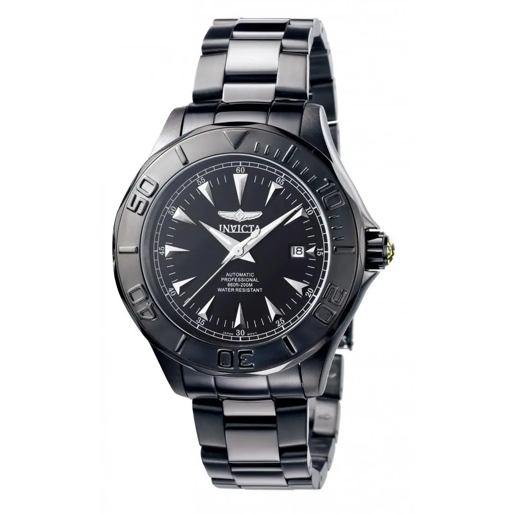 Invicta Men`s 7114 Signature Automatic 3 Hand Black Dial Watch