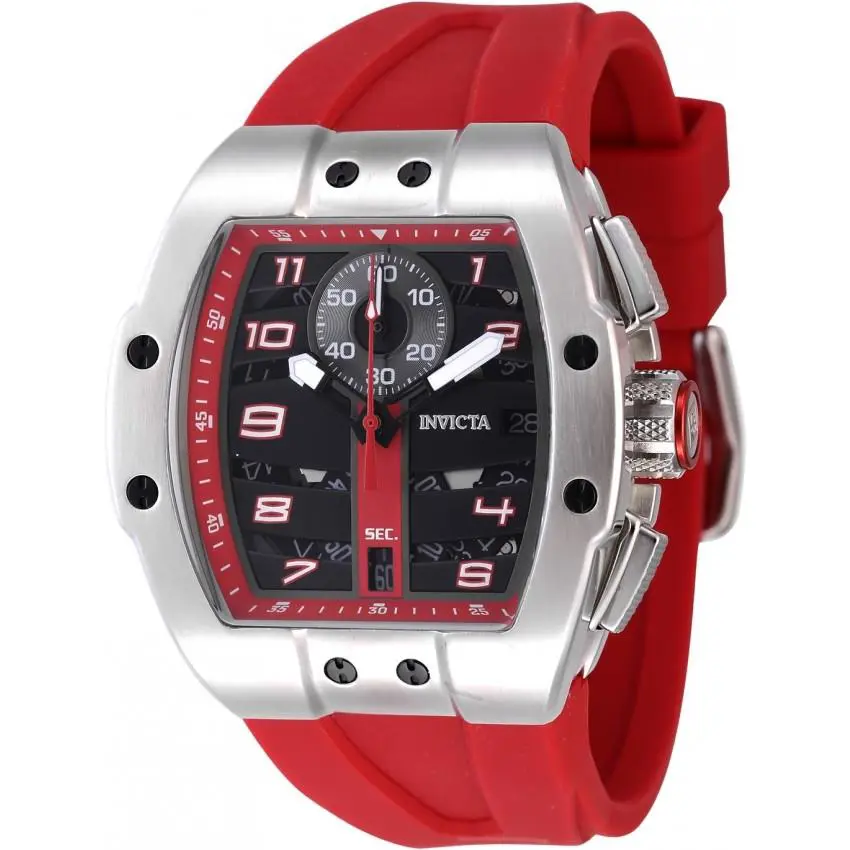 Invicta Racing Chronograph Quartz Black Dial Men`s Watch 47367