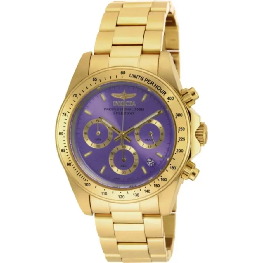 Invicta Speedway Chronograph Quartz Purple Dial Ladies Watch 18257