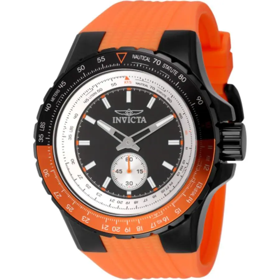 Invicta Aviator Quartz Black Dial Men`s Watch 49303