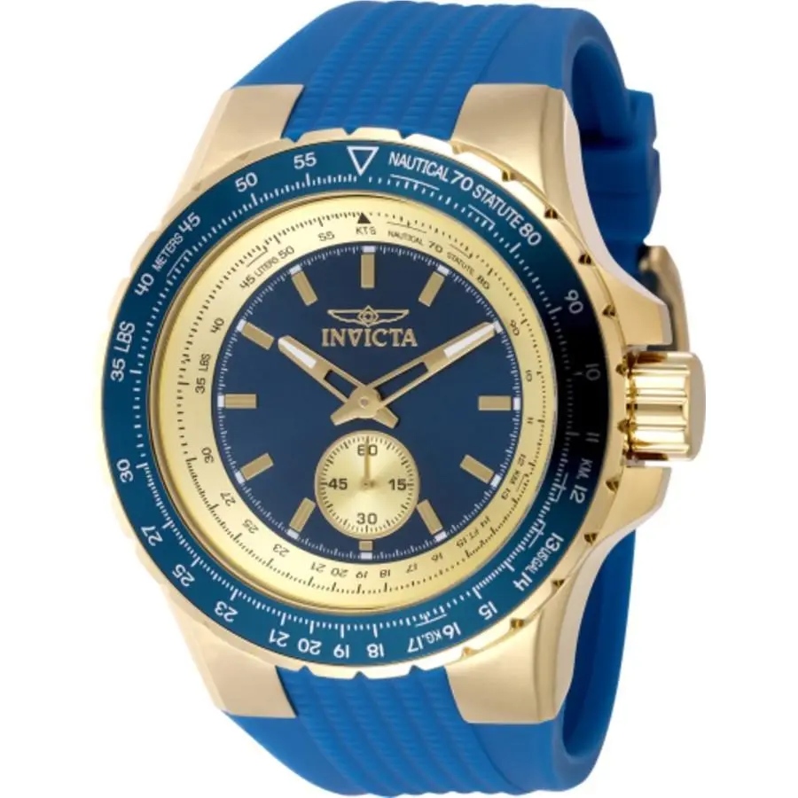 Invicta Aviator Quartz Blue Dial Men`s Watch 49307