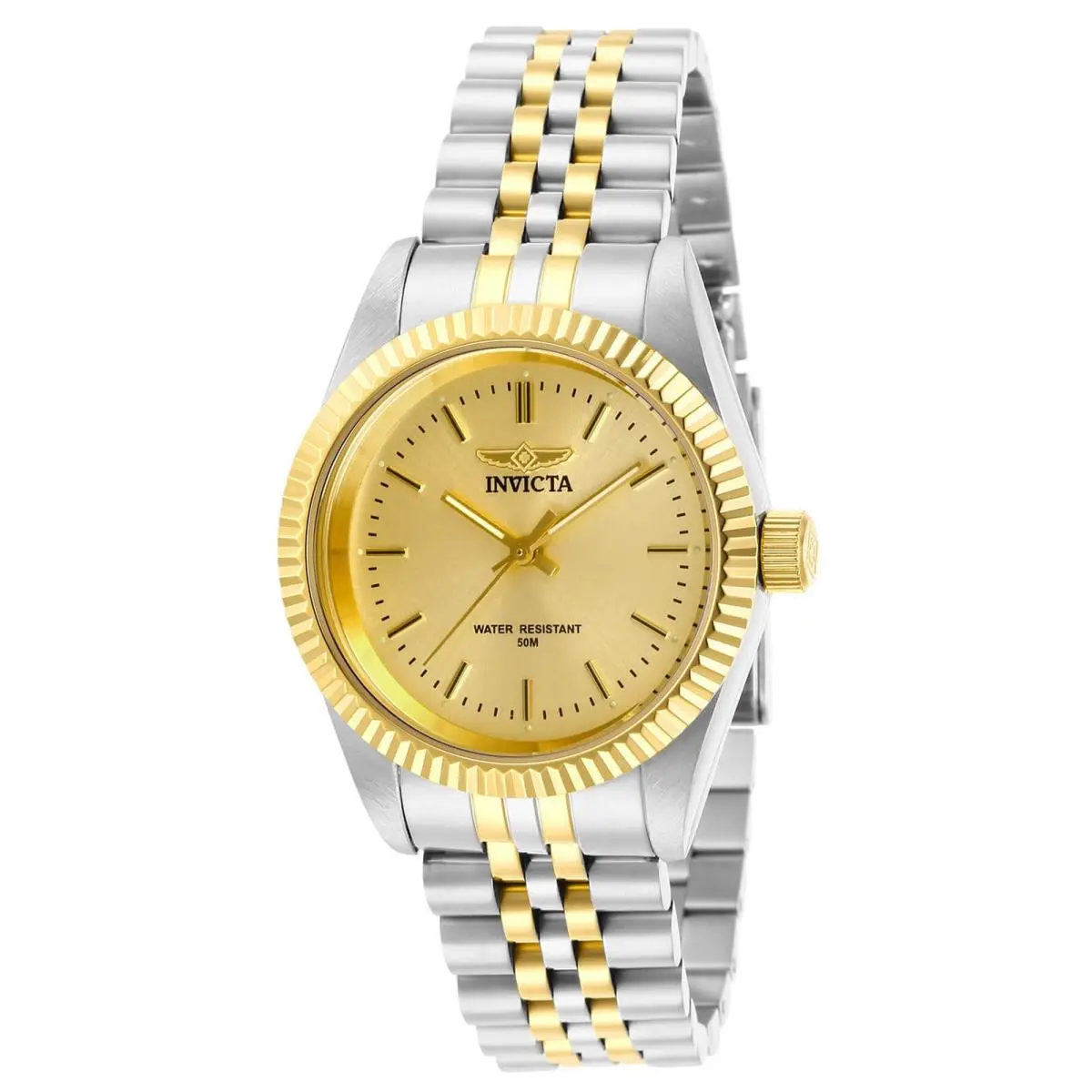 Women`s Watch Gold Tone Dial Quartz Two Tone Gold Plated Bracelet 29405 by Invicta