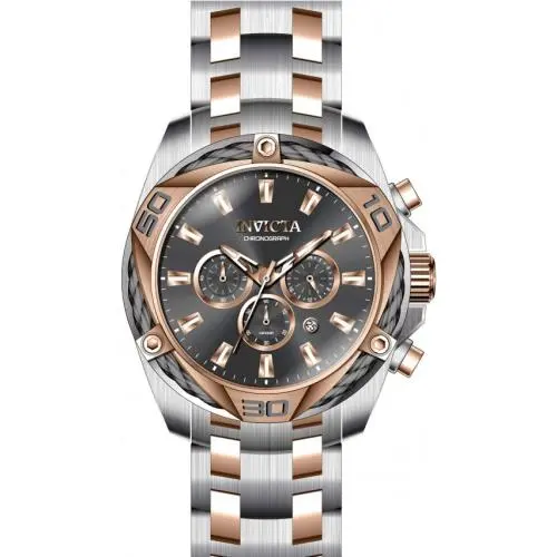 Invicta Bolt Chronograph Quartz Grey Dial Men`s Watch 34135