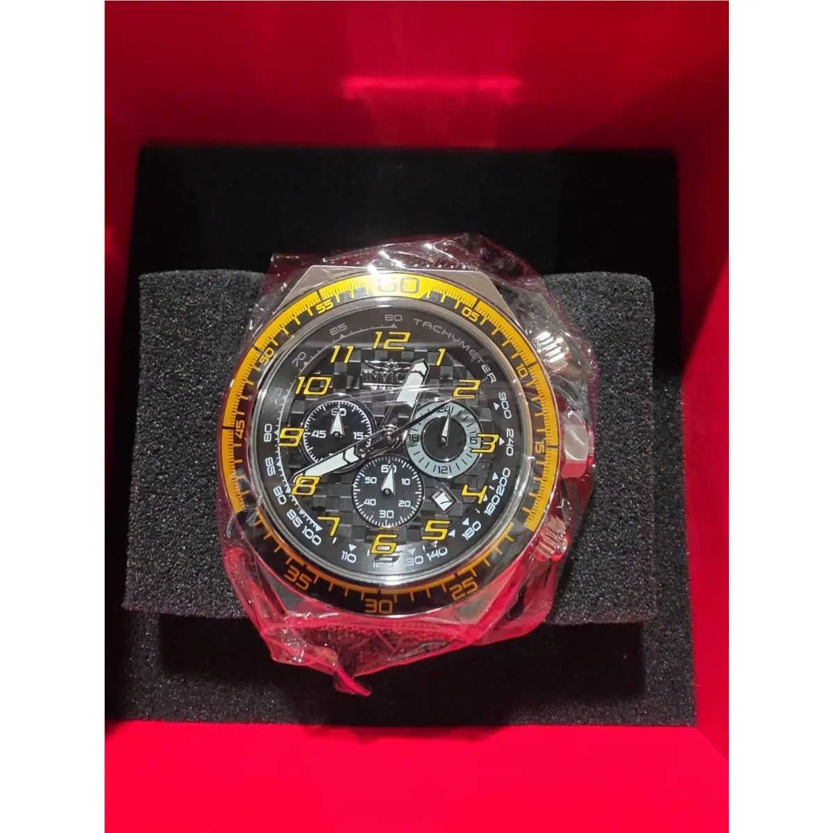 Invicta Racing Tachymeter Chrono Quartz Mens Watch 47899