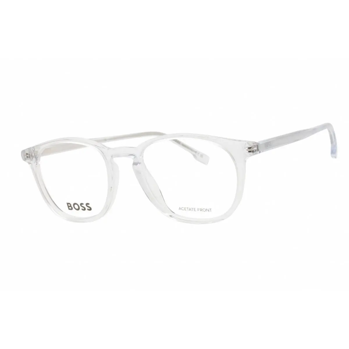 Hugo Boss Men`s Eyeglasses Plastic Round Shape Frame Boss 1087/IT 0900 00