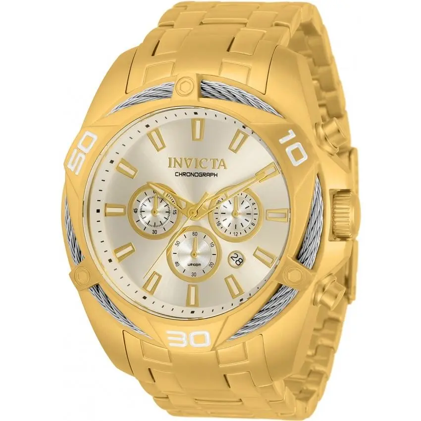Bolt Chronograph Quartz Silver Dial Men`s Watch 34121 by Invicta