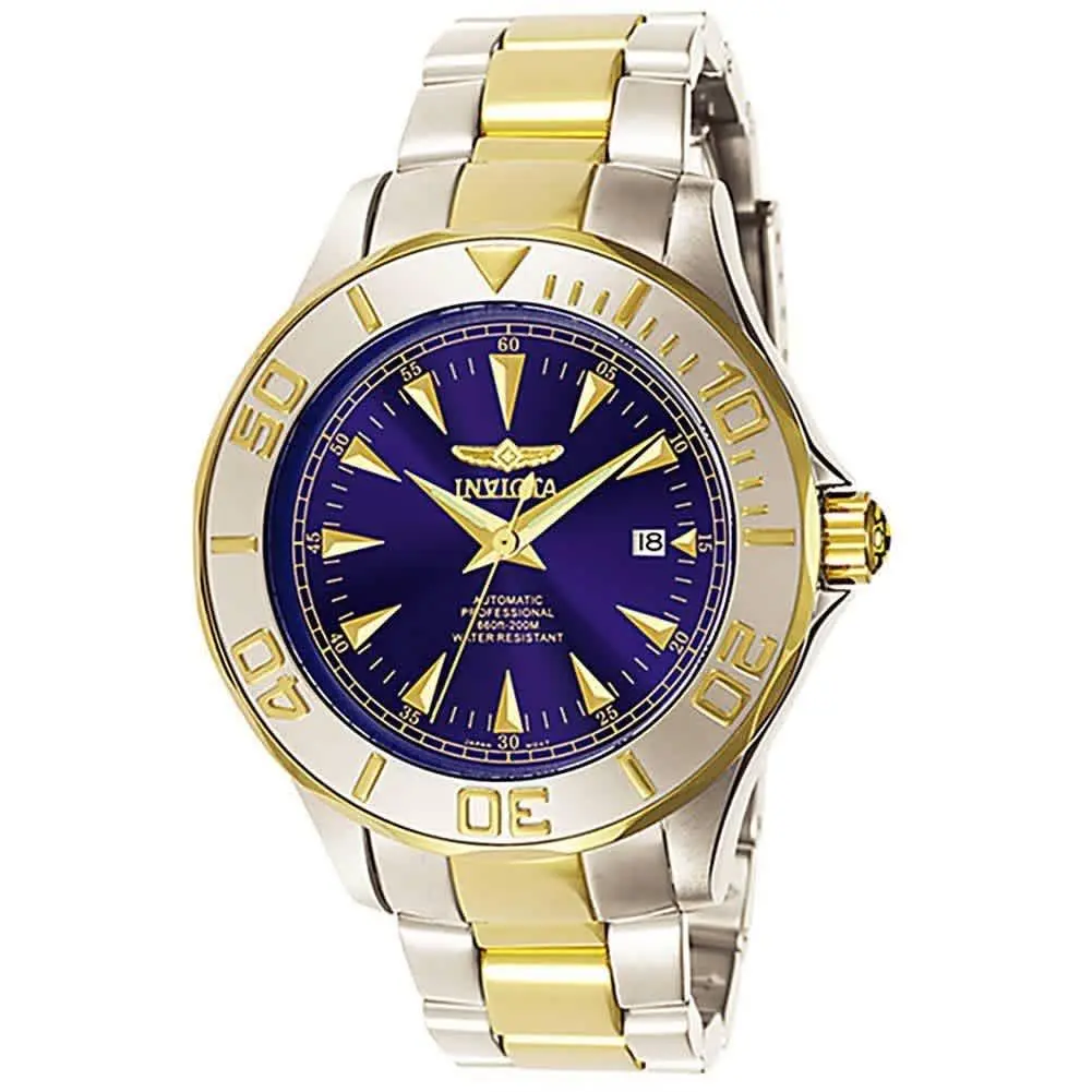 Invicta Ocean Ghost Iii Automatic Blue Dial Two-tone Men`s Watch 7038