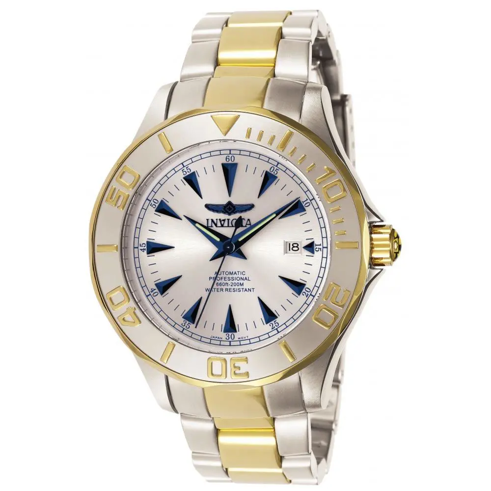 Invicta Men`s 7036 Signature Automatic 3 Hand Silver Dial Watch