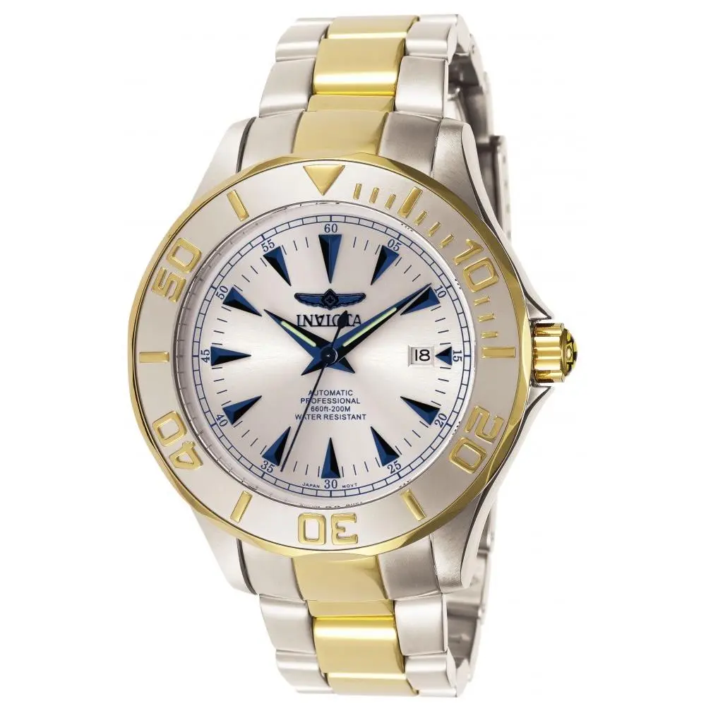 Invicta Men`s 7036 Signature Automatic 3 Hand Silver Dial Watch