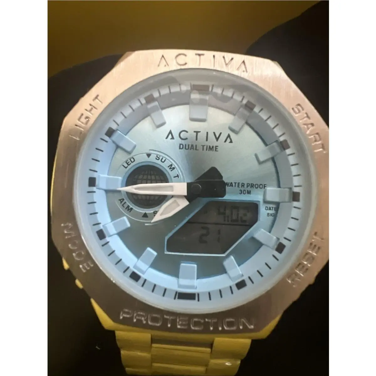 Activa X  Digital Unisex Watch - 45.5mm Multi-function ACWM423-003 by Invicta