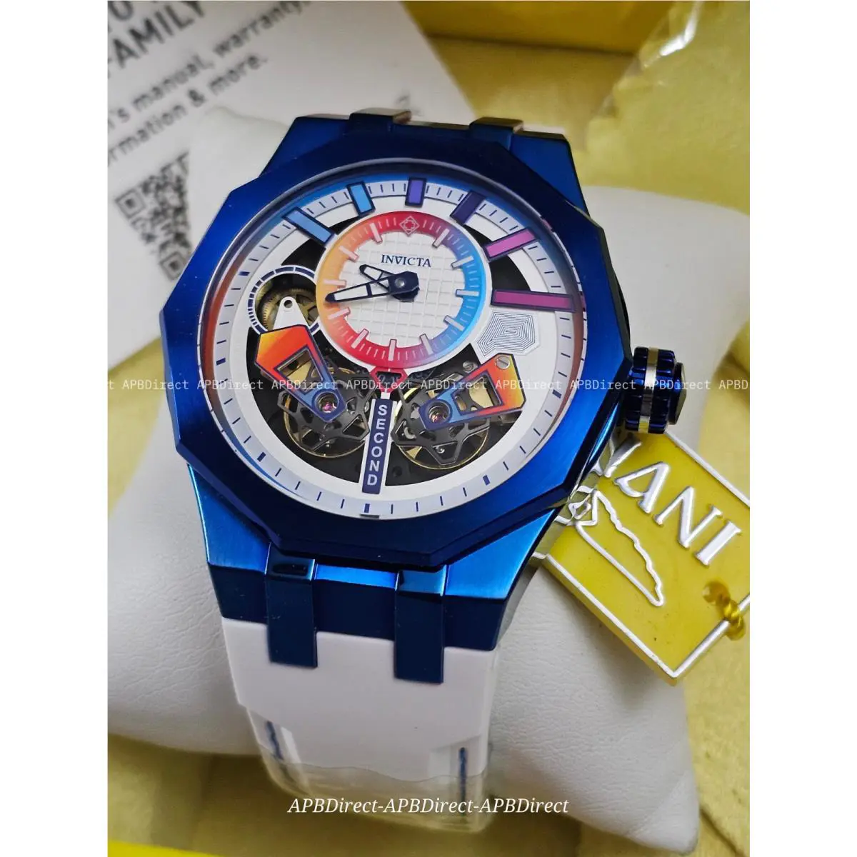 Invicta Specialty Automatic - Skeleton Double Open Heart Dial - Mens Watch