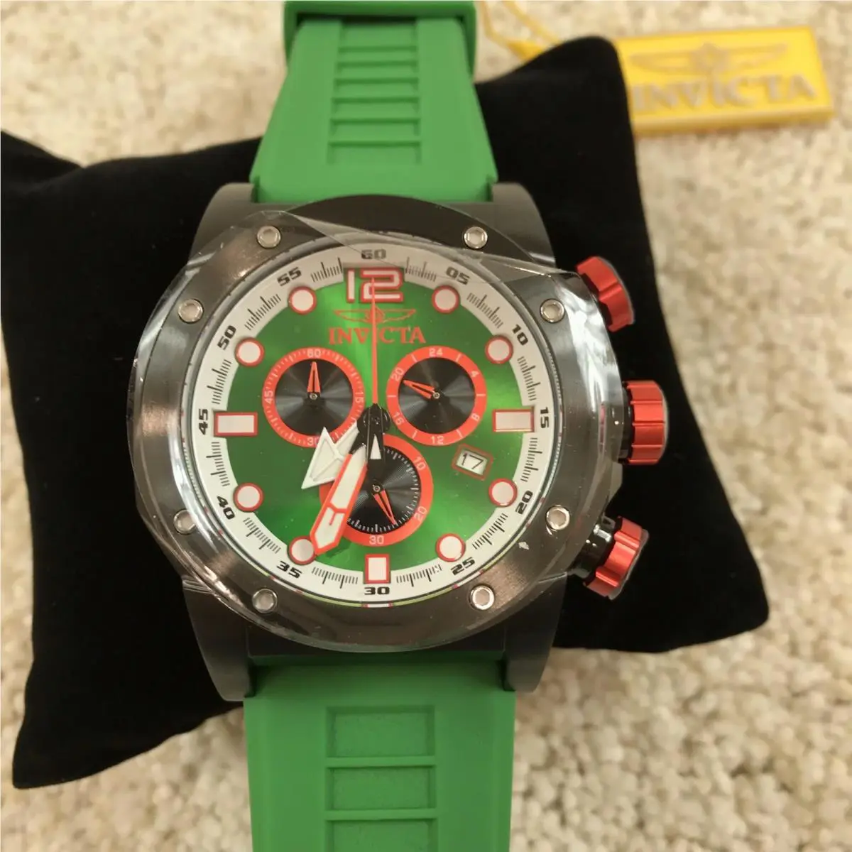 Invicta Sea Hunter Gen IV 52mm Quartz Watch Green Chronograph 48981