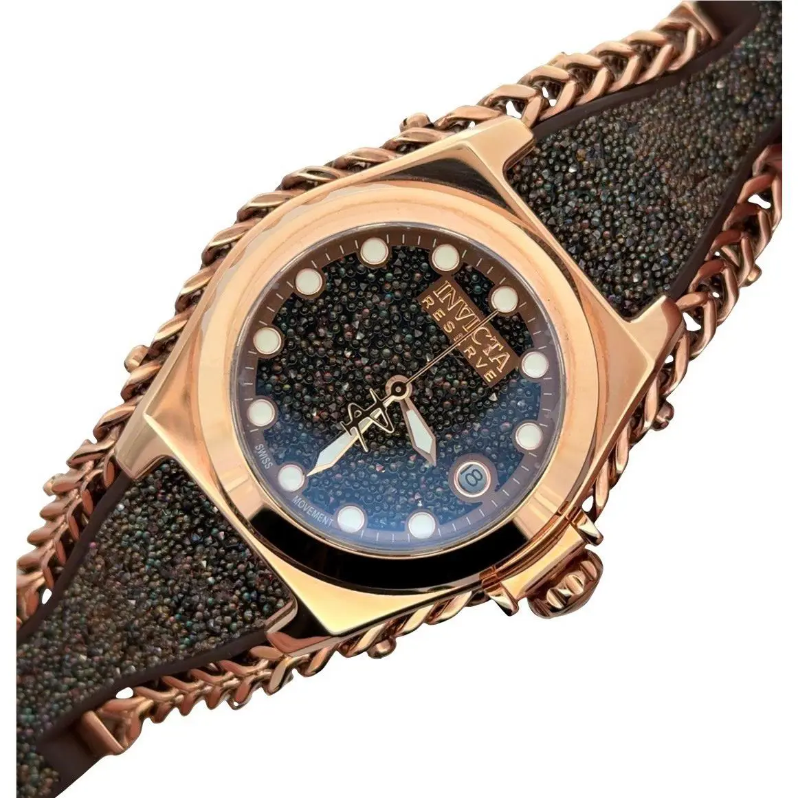 Invicta Reserve Gladiator Spartacus Lady 35736 Rose Gold Swiss Watch PO1021394