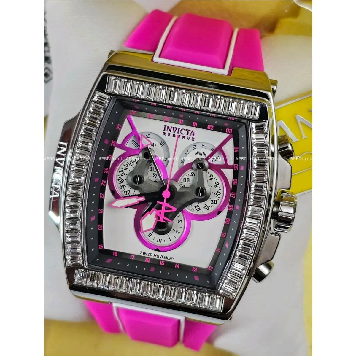 Invicta S1 Rally Diablo Swiss Master Calendar 5040.F Crystals Mens Watch