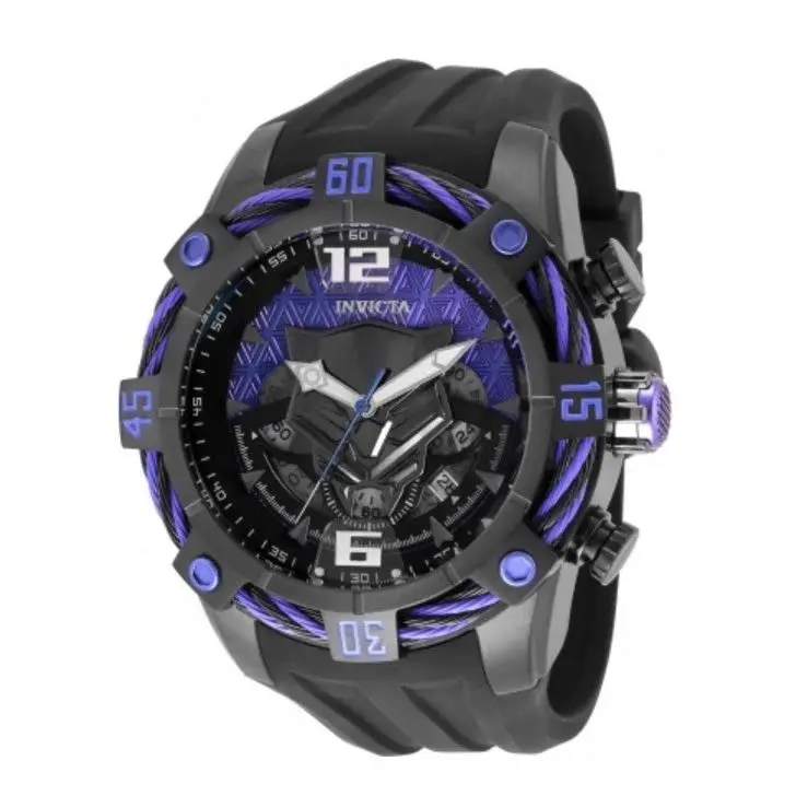 Invicta Marvel Black Panther Model 35121 Men`s Watch Quartz