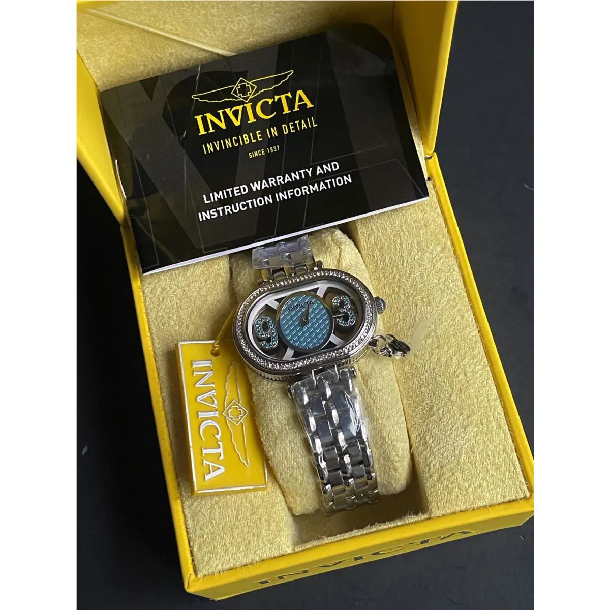 Invicta Subaqua Women’s 40MM Steel Watch W/ Mother OF Pearl Dial 32185