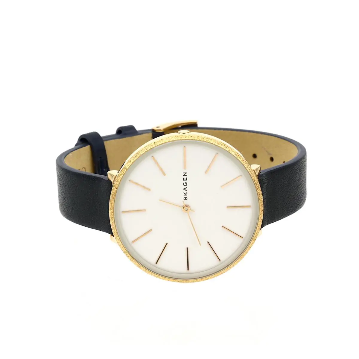 Skagen Karolina Blue Leather Strap Watch 38mm F2225