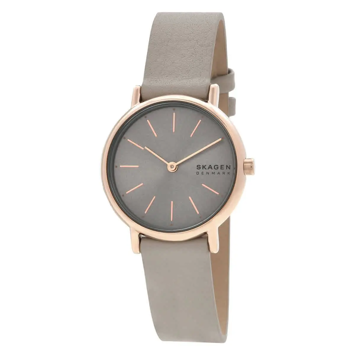 Skagen Women`s Signatur Lille Grey Dial Watch - SKW3060 - Dial: Grey, Band: Grey