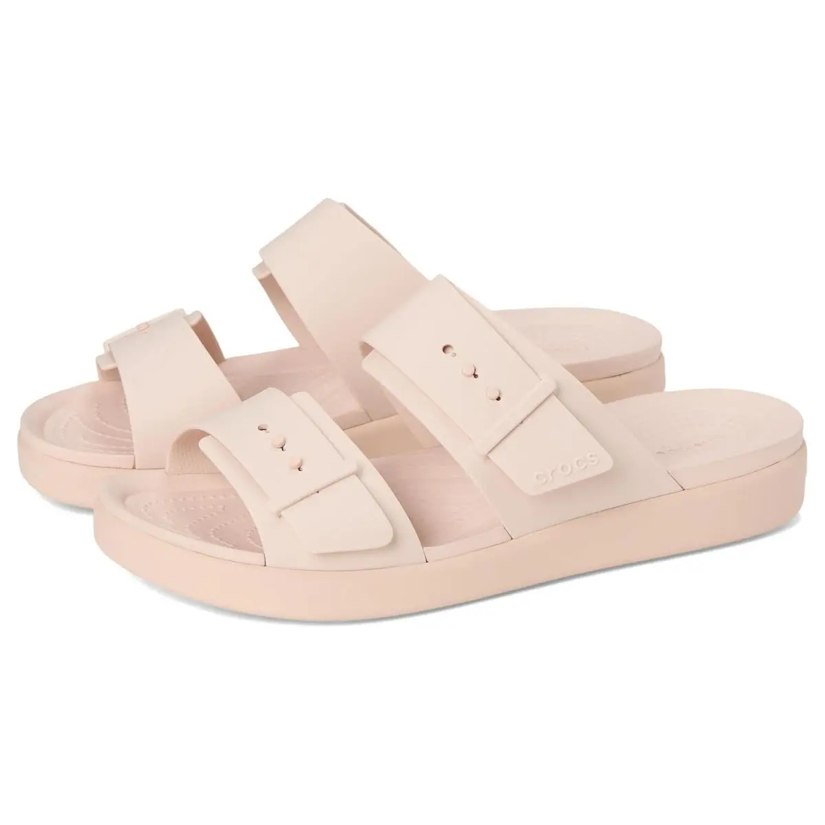 Woman`s Sandals  Brooklyn Buckle Low Low Quartz by Crocs