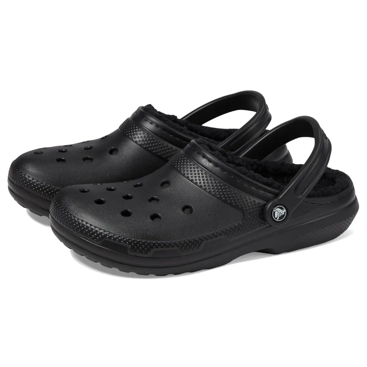 Unisex Clogs  Classic Lined Clog Black/Black by Crocs