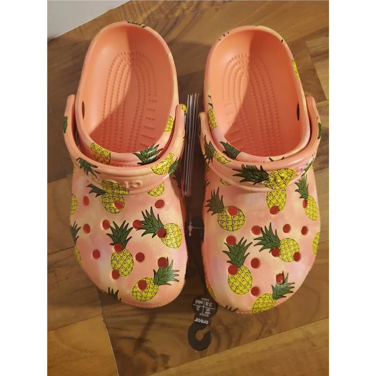 Crocs shoes - Crocs Pineapple Papaya - Pineapple Papaya - Pink (UPC: 191448998742) 1