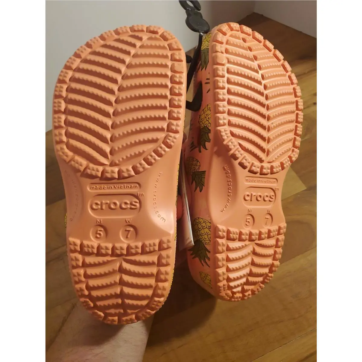 Crocs shoes - Crocs Pineapple Papaya - Pineapple Papaya - Pink (UPC: 191448998742) 3