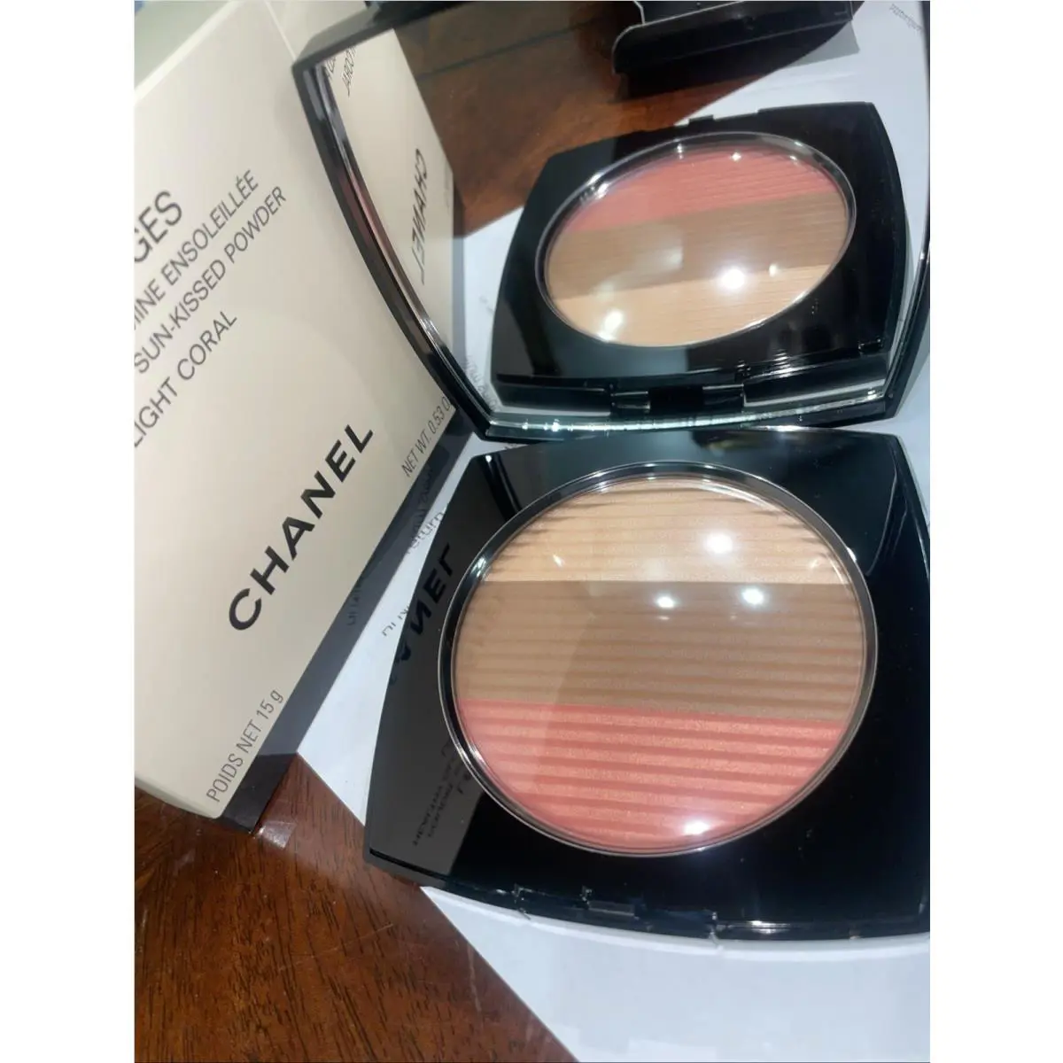Chanel Les Beiges Oversize Healthy Glow-light Coral - Sun-kissed Powder 0.53 OZ
