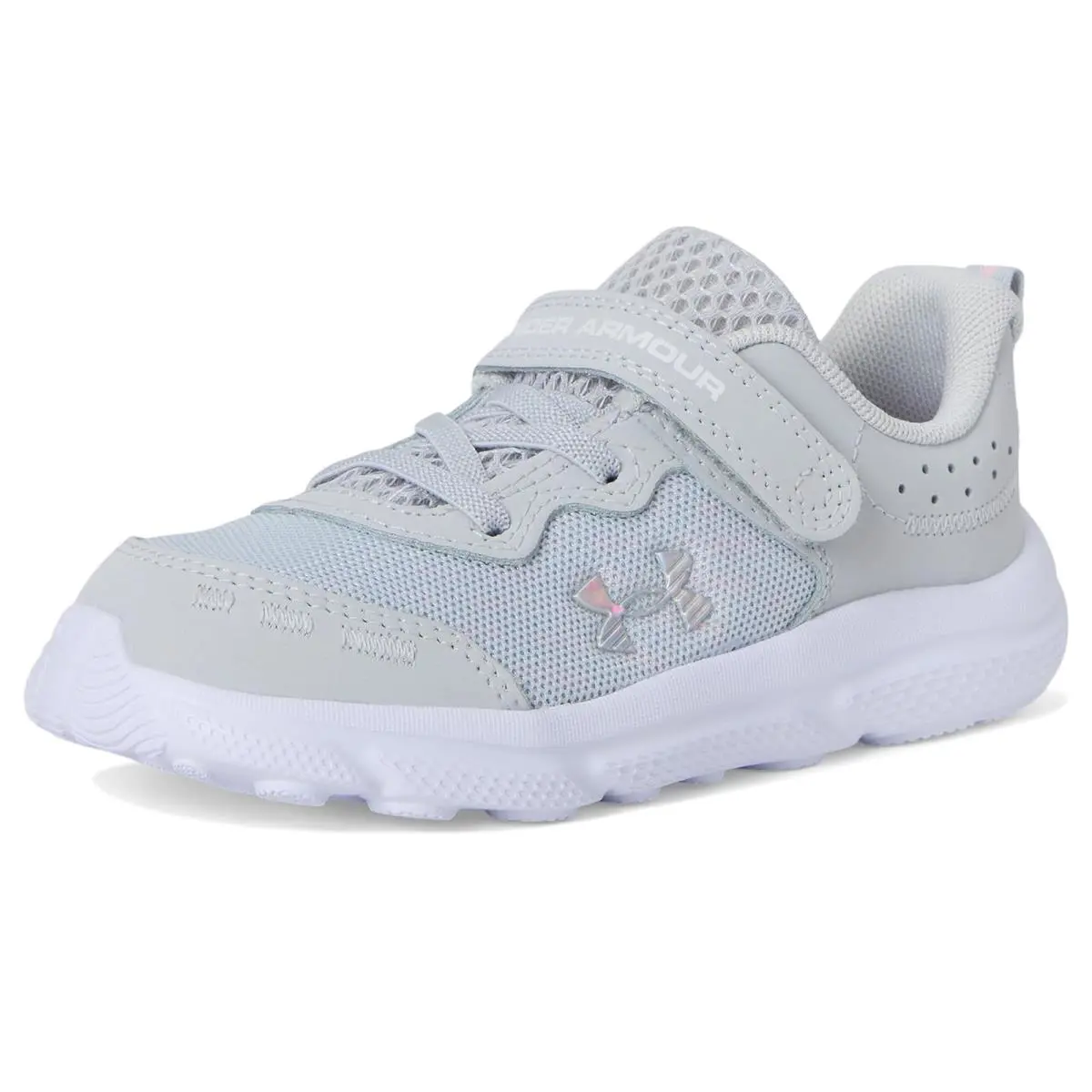 Under Armour shoes - Halo Gray/Pink Sugar/Iridescent 5
