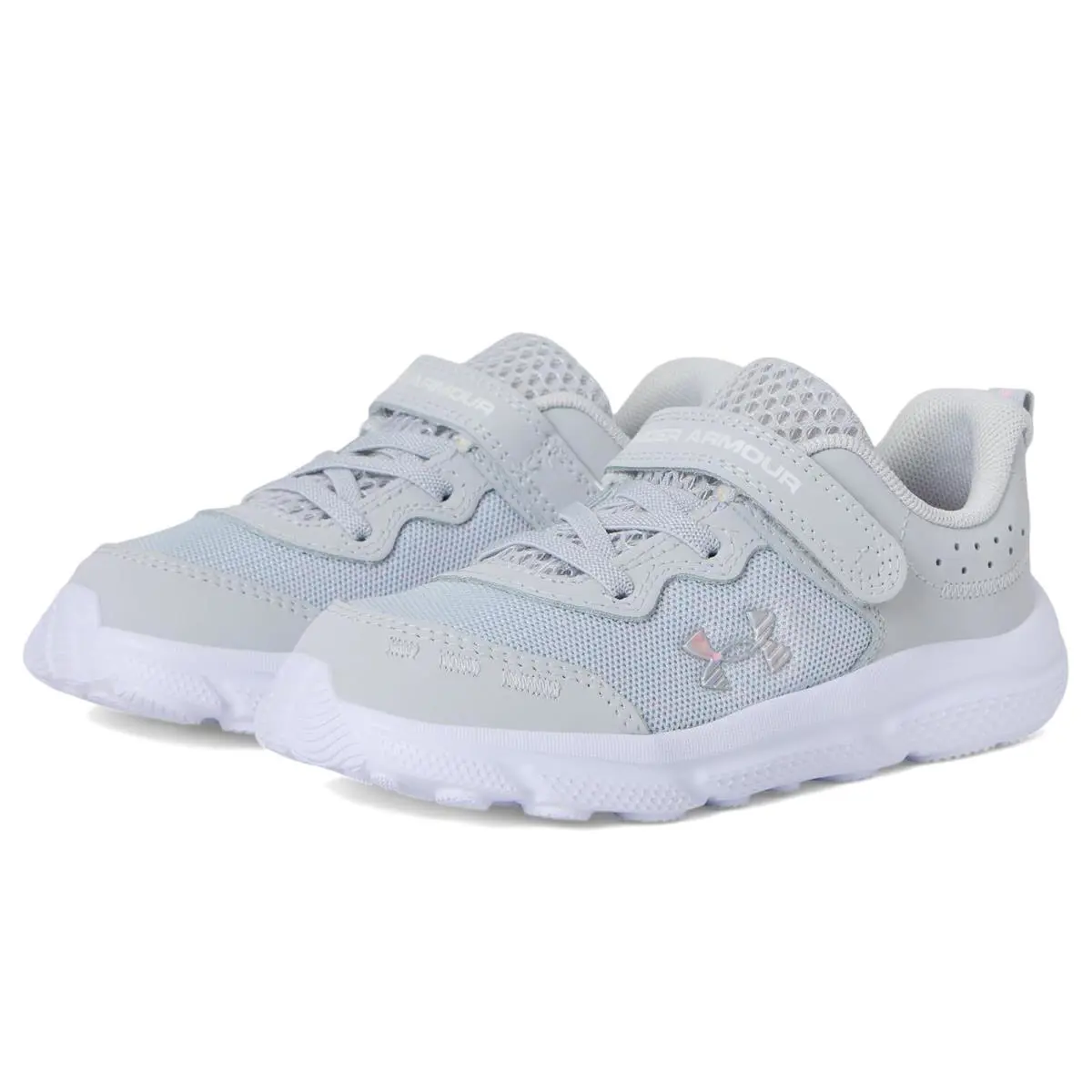 Under Armour shoes - Halo Gray/Pink Sugar/Iridescent 6