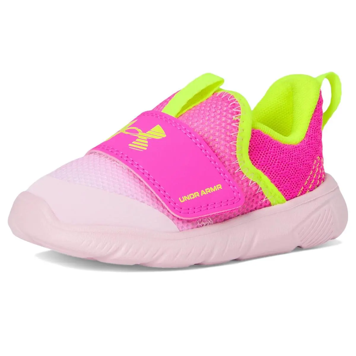 Under Armour shoes - Prime Pink/Rebel Pink/High Vis Yellow 5