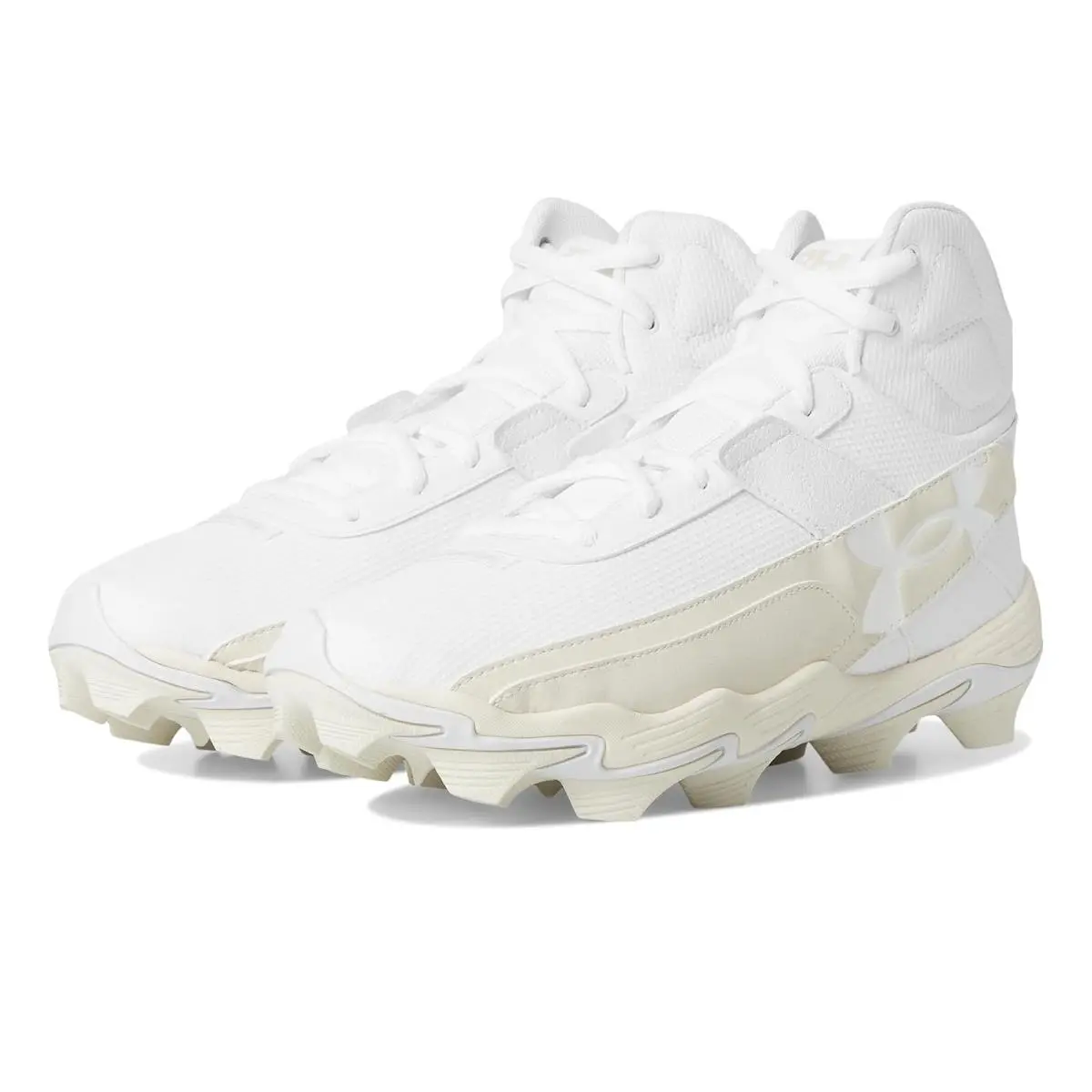 Man`s Sneakers Athletic Shoes  Harper 10 Baseball Cleats White/Stone/Brownstone by Under Armour