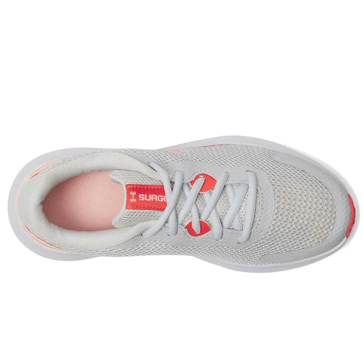 Under Armour shoes  - Halo Gray/Venom Red/Pink Fizz 7