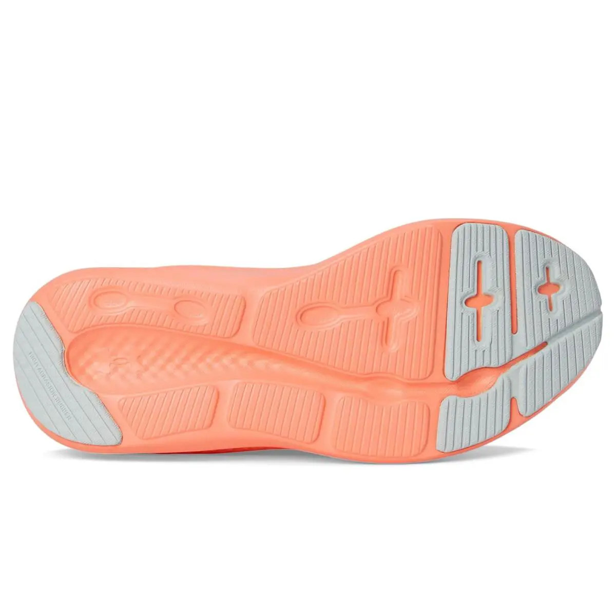 Under Armour shoes - Distant Gray/Flare Orange/Flare Orange 4