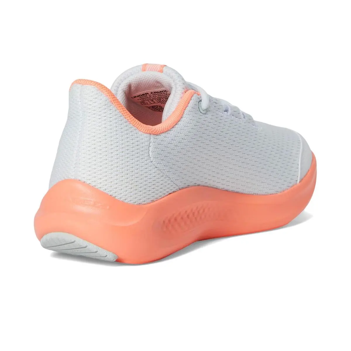 Under Armour shoes - Distant Gray/Flare Orange/Flare Orange 8