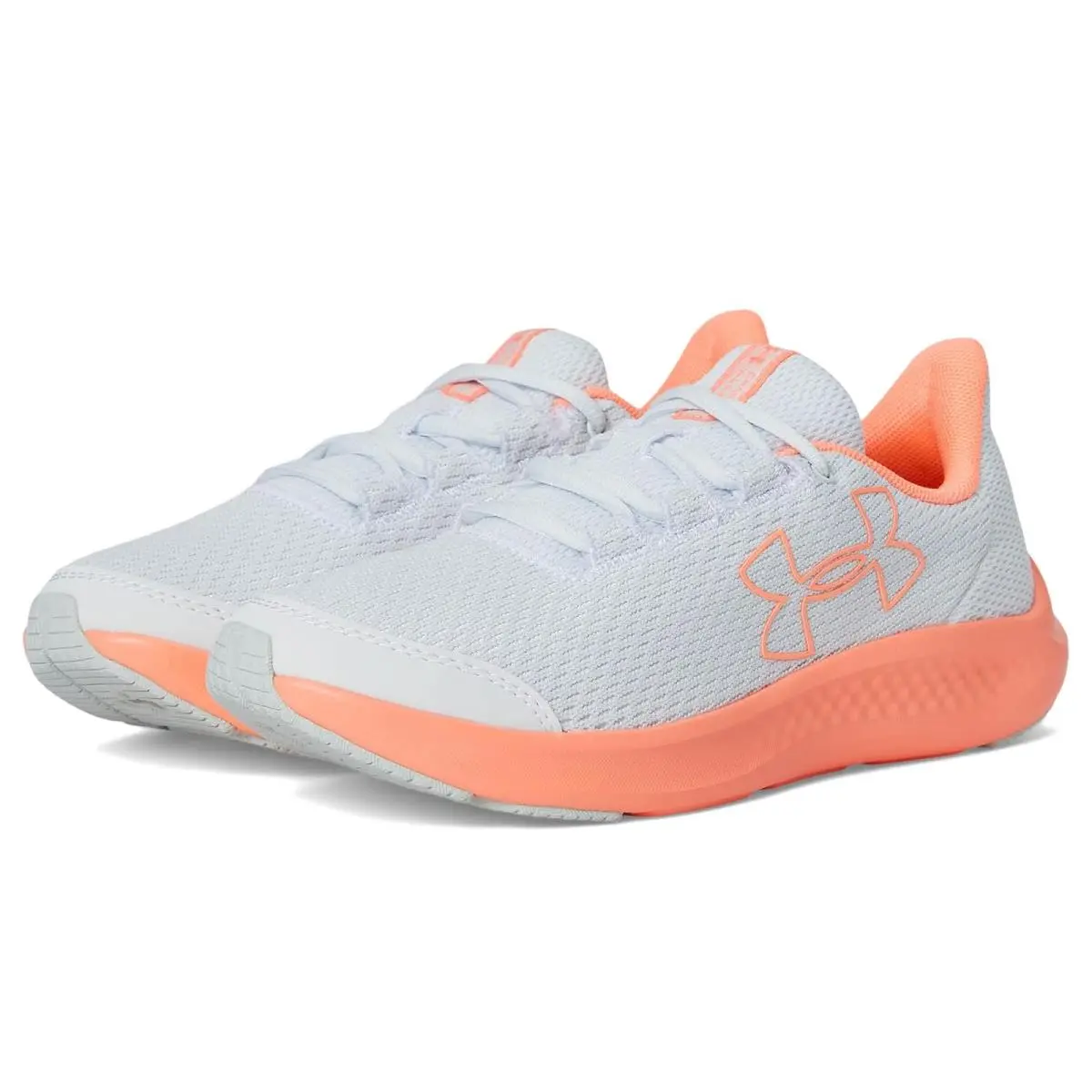 Under Armour shoes - Distant Gray/Flare Orange/Flare Orange 6