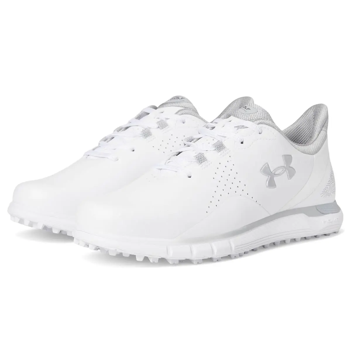 Under Armour shoes - White/White/Metallic Silver 6
