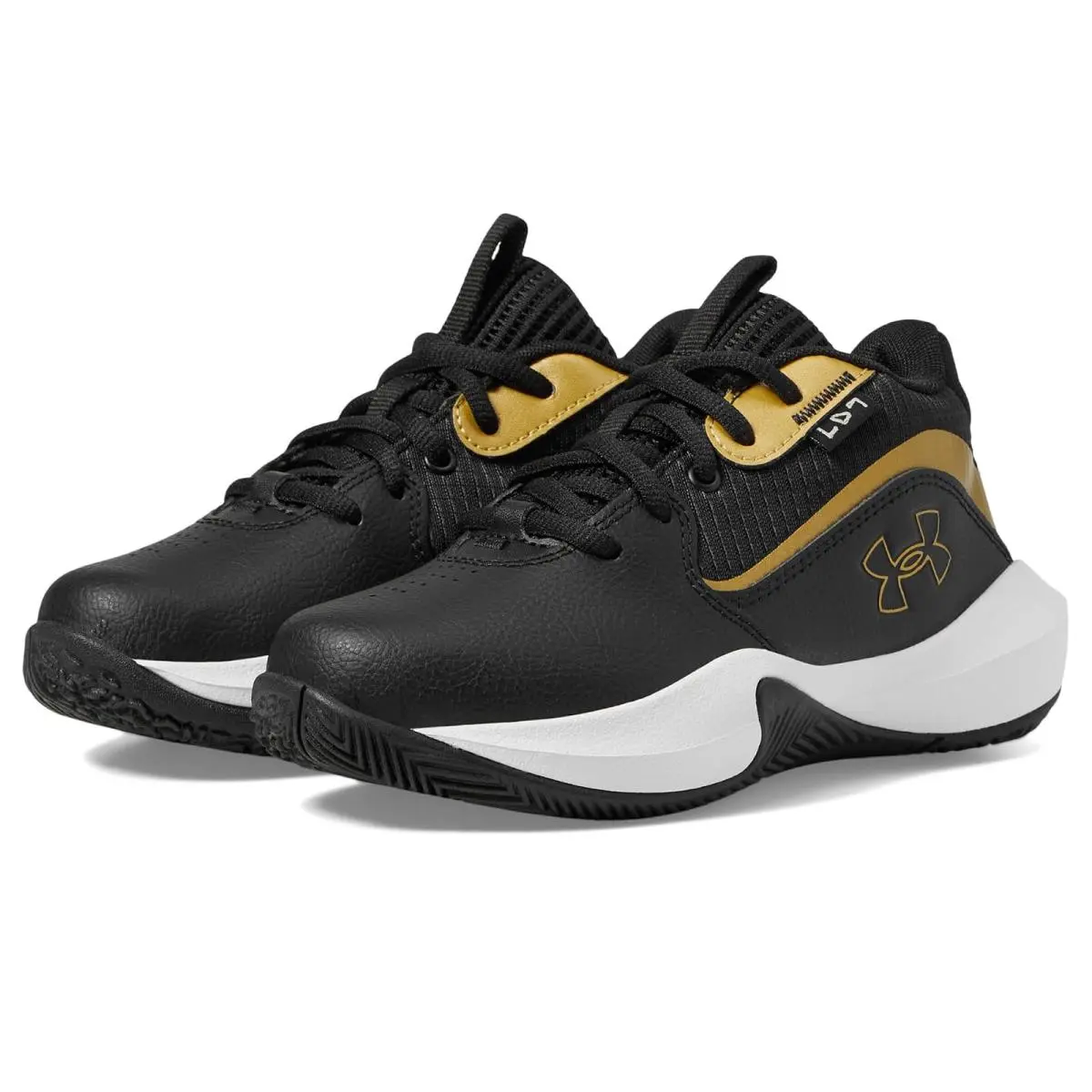 Under Armour shoes - Black/Black/Metallic Gold 5