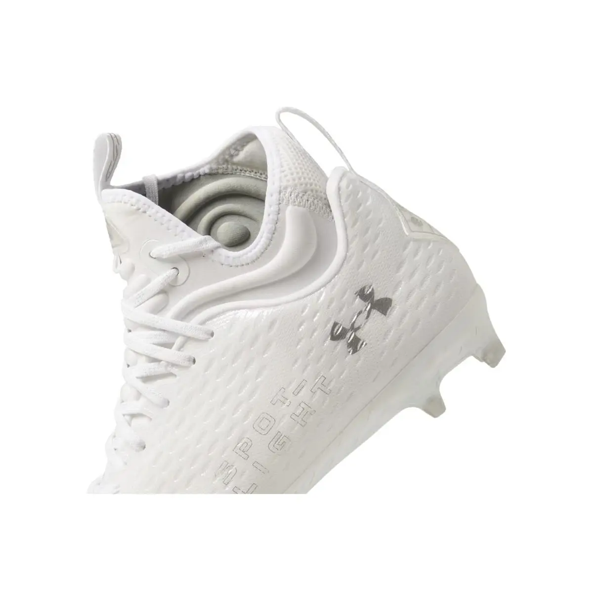 Under Armour shoes - White/White/Metallic Silver 3