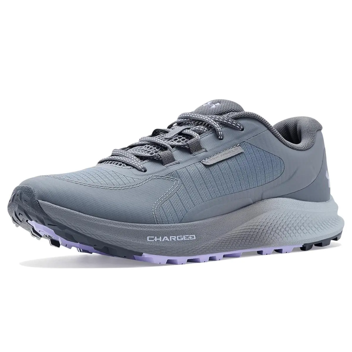 Under Armour shoes - Titan Gray/Castlerock/Purple Crest 6