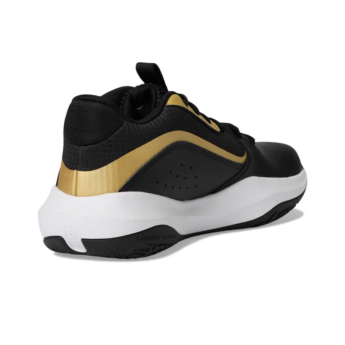 Under Armour shoes - Black/Black/Metallic Gold 10