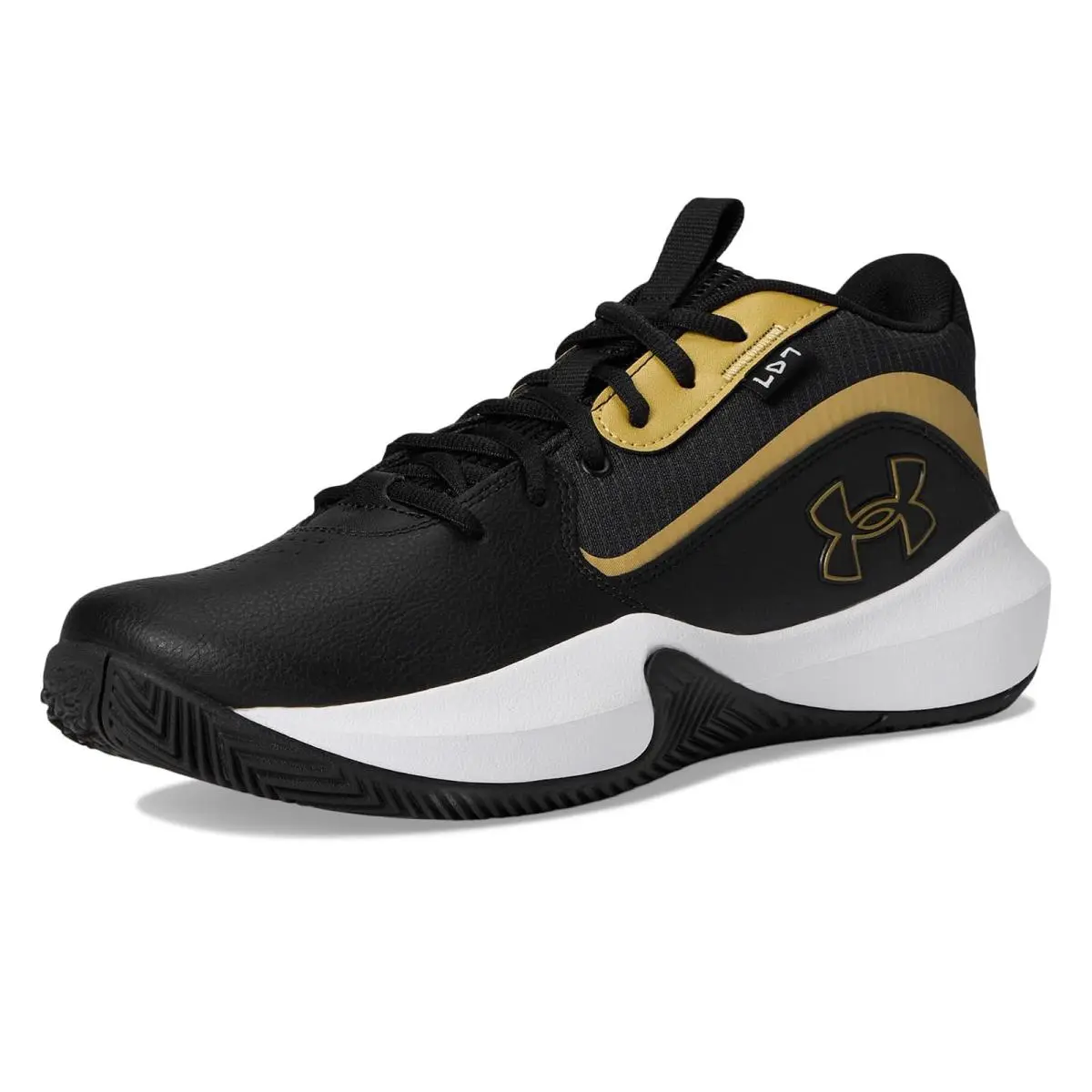 Under Armour shoes - Black/Black/Metallic Gold 12