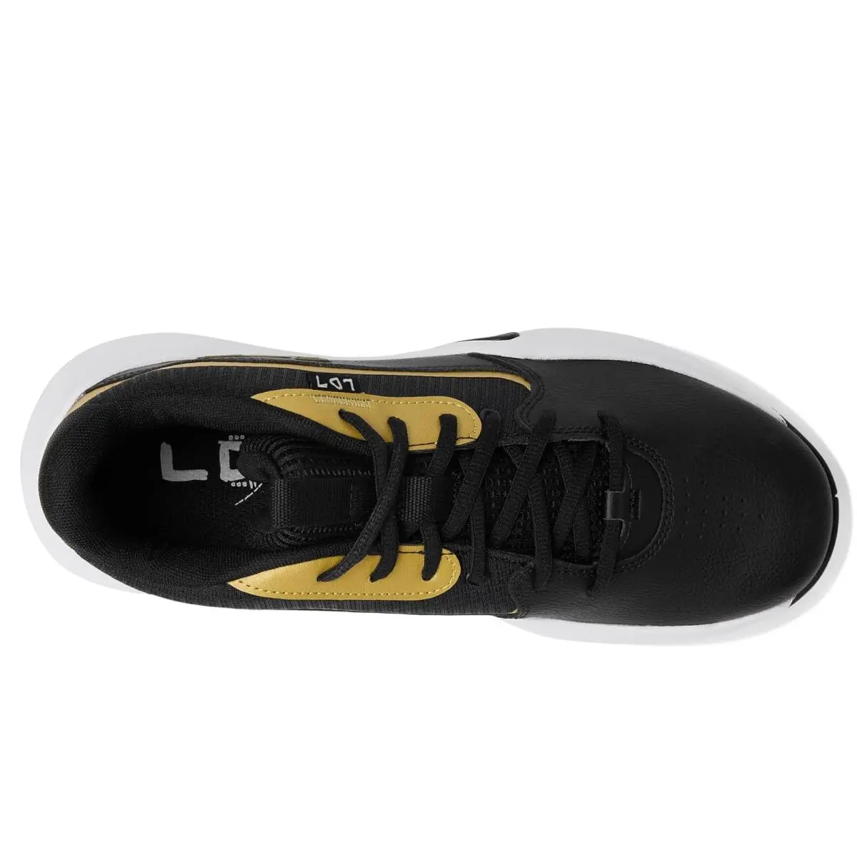 Under Armour shoes - Black/Black/Metallic Gold 7