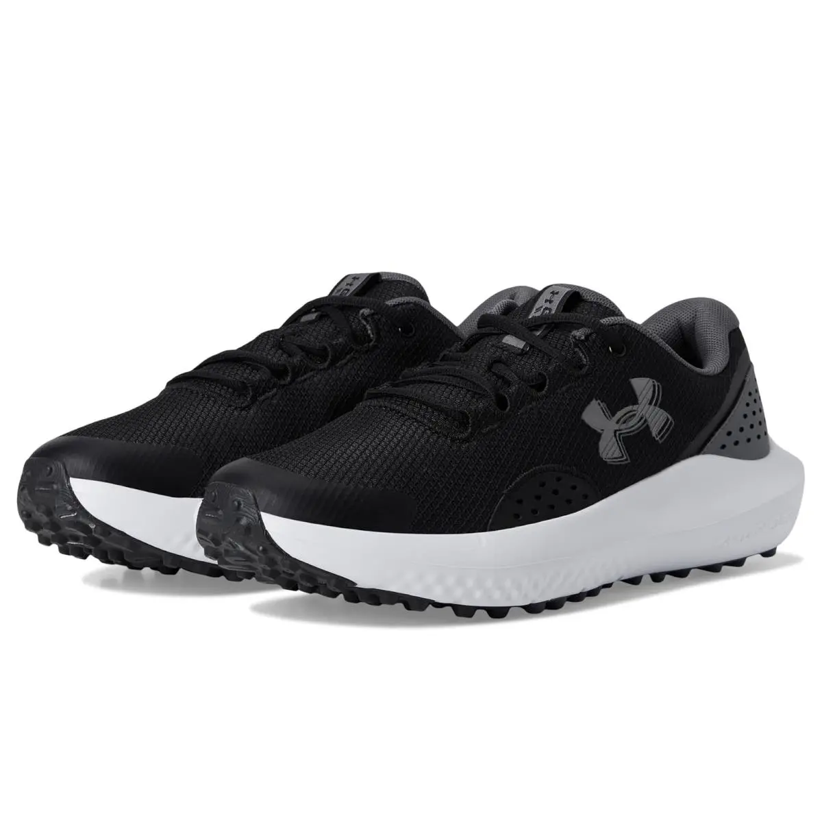 Under Armour shoes - Black/Castlerock/Metallic Gunmetal 6